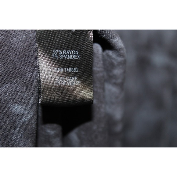 Torrid Mini Challis Zip Front Shirt Dress Tie Dye Gray Plus Size 2 2X Grunge - Picture 10 of 13